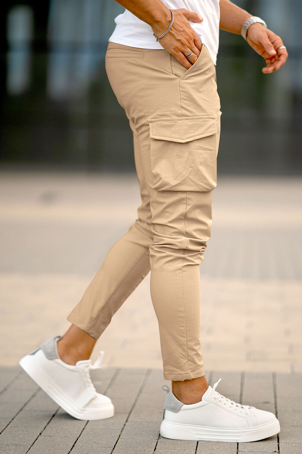 Casual Cargo Pant - Khaki