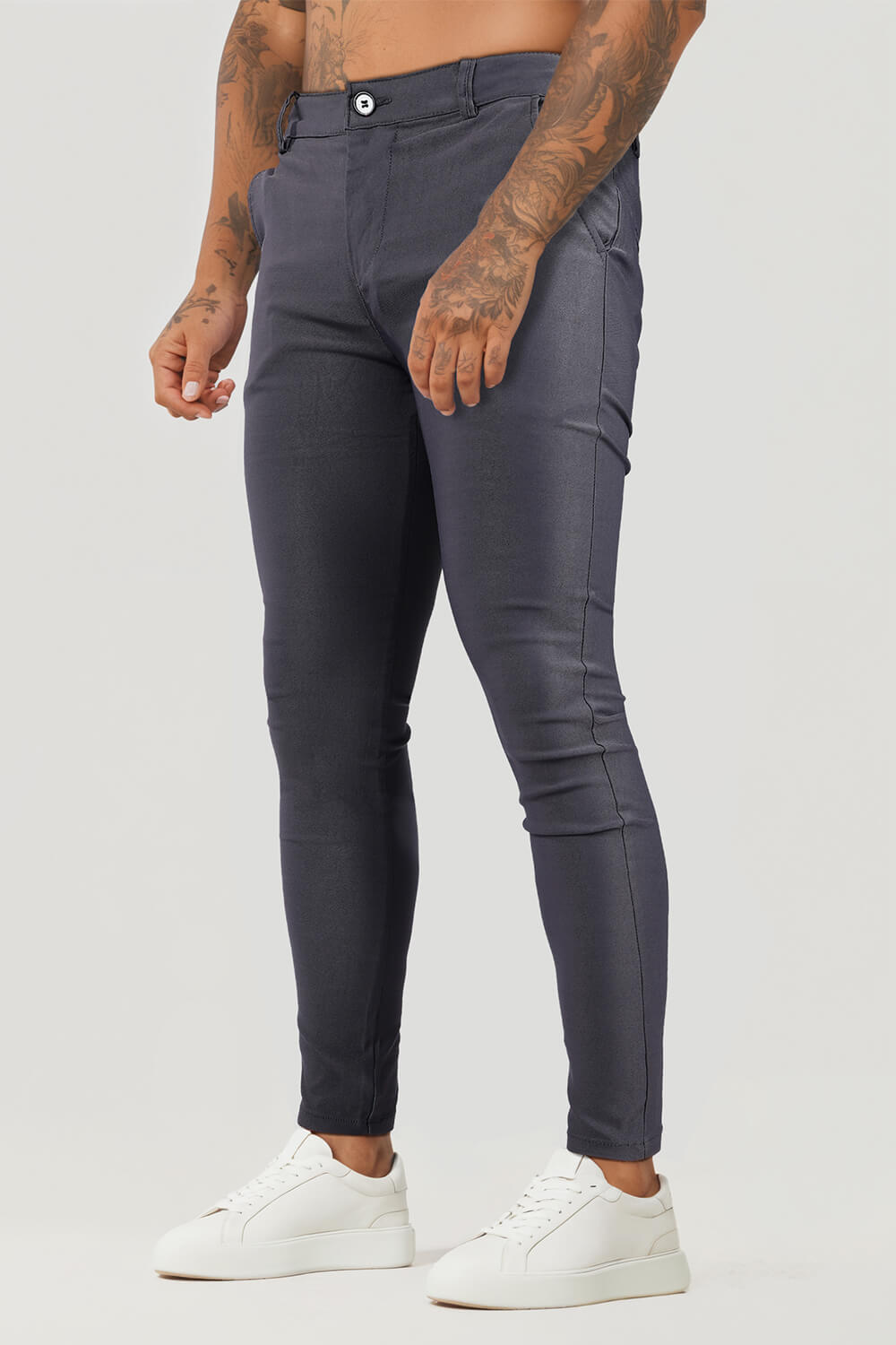 Mens Casual Grey Trouser