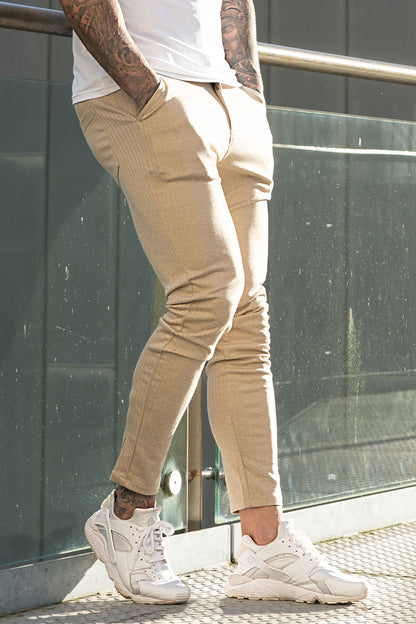 relaxed chino pants -light khaki