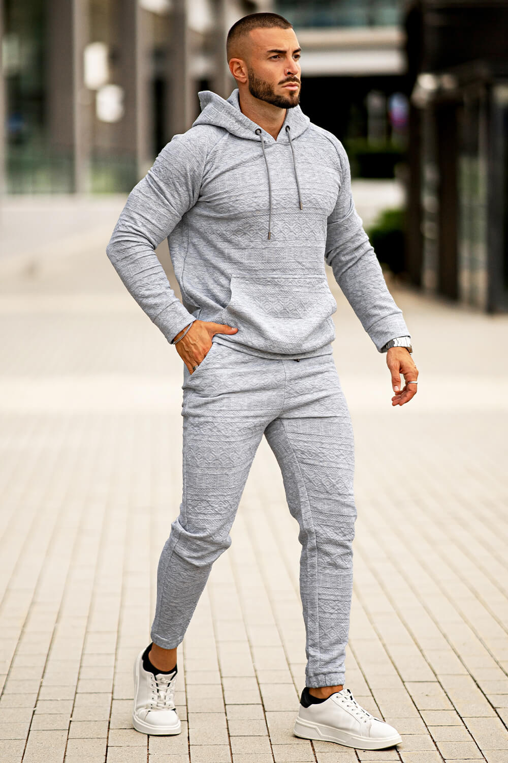 Hoodie Set - Grey