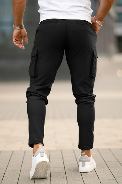 Casual Cargo Pant - Black