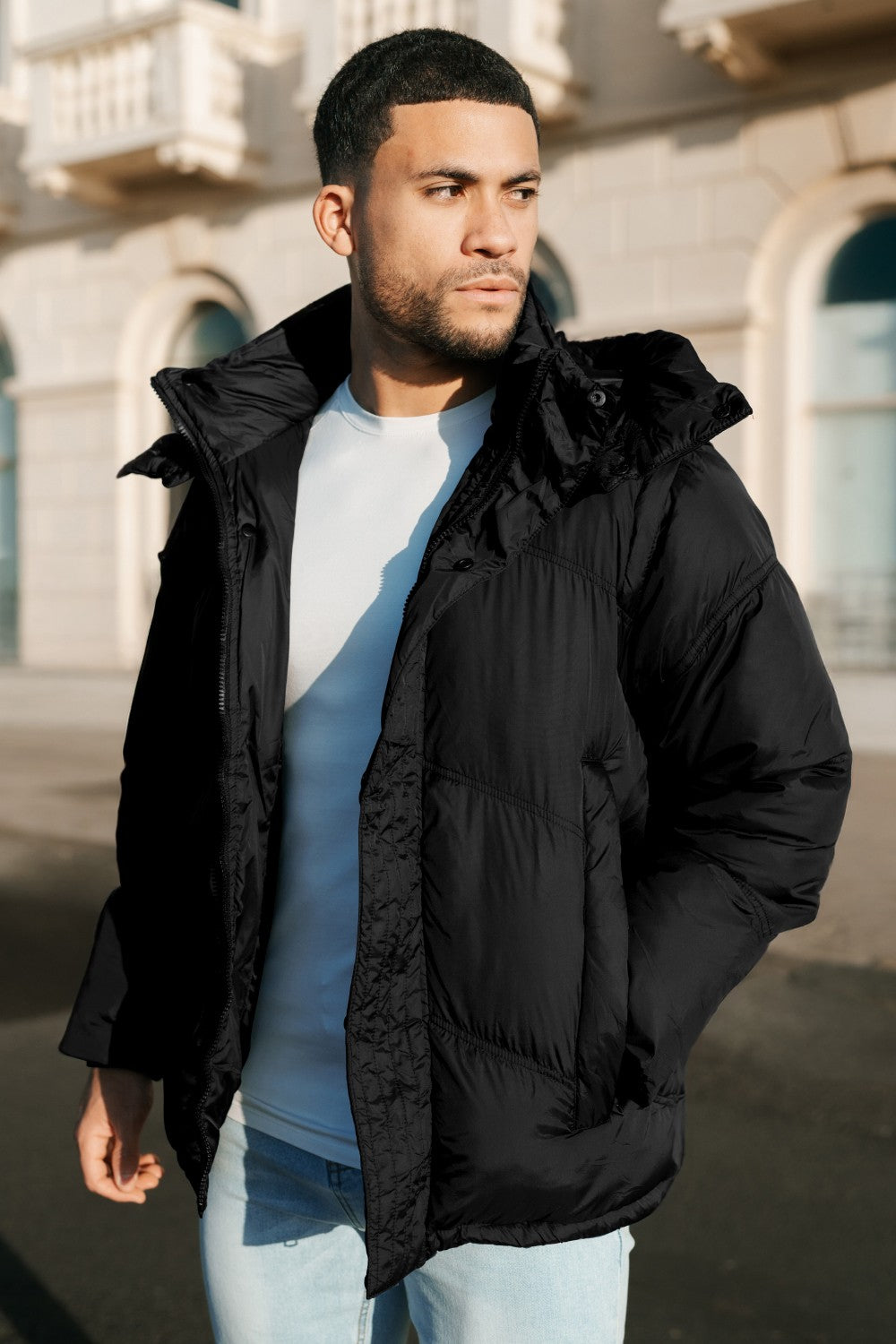 Men's Down Coat - Black