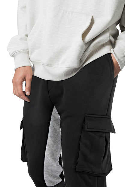 Men's Flared Pant - Black & Pocket