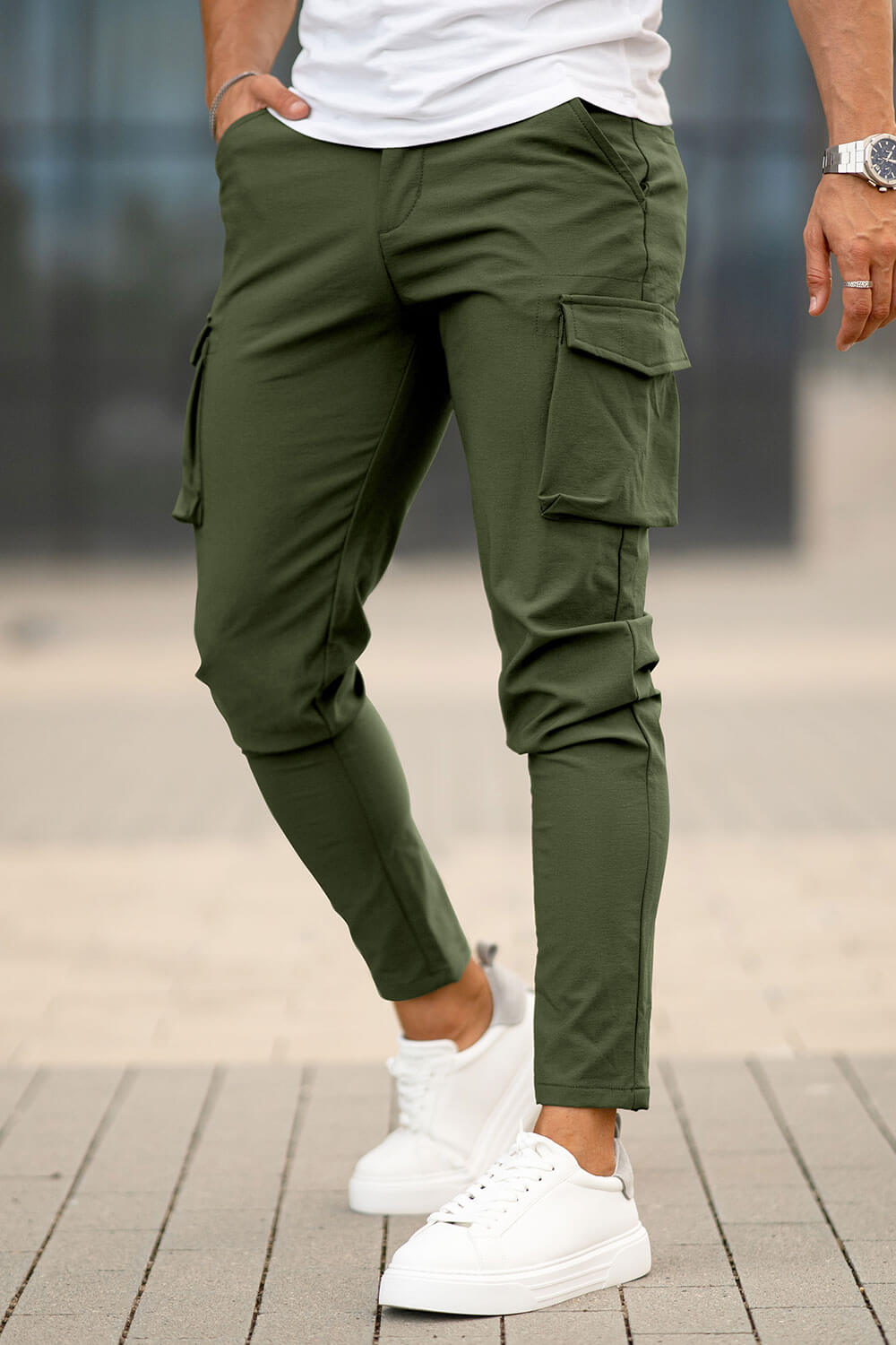 Casual Cargo Pant - Green