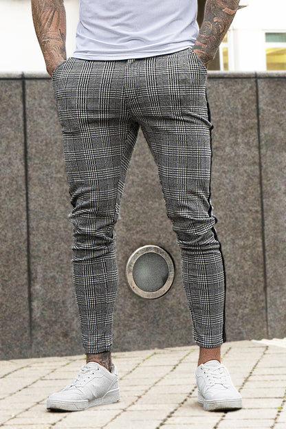 Mens Grey Pant - Plaid