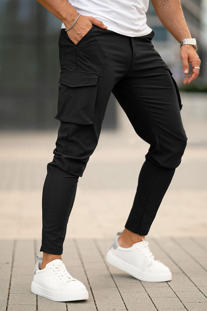 Casual Cargo Pant - Black