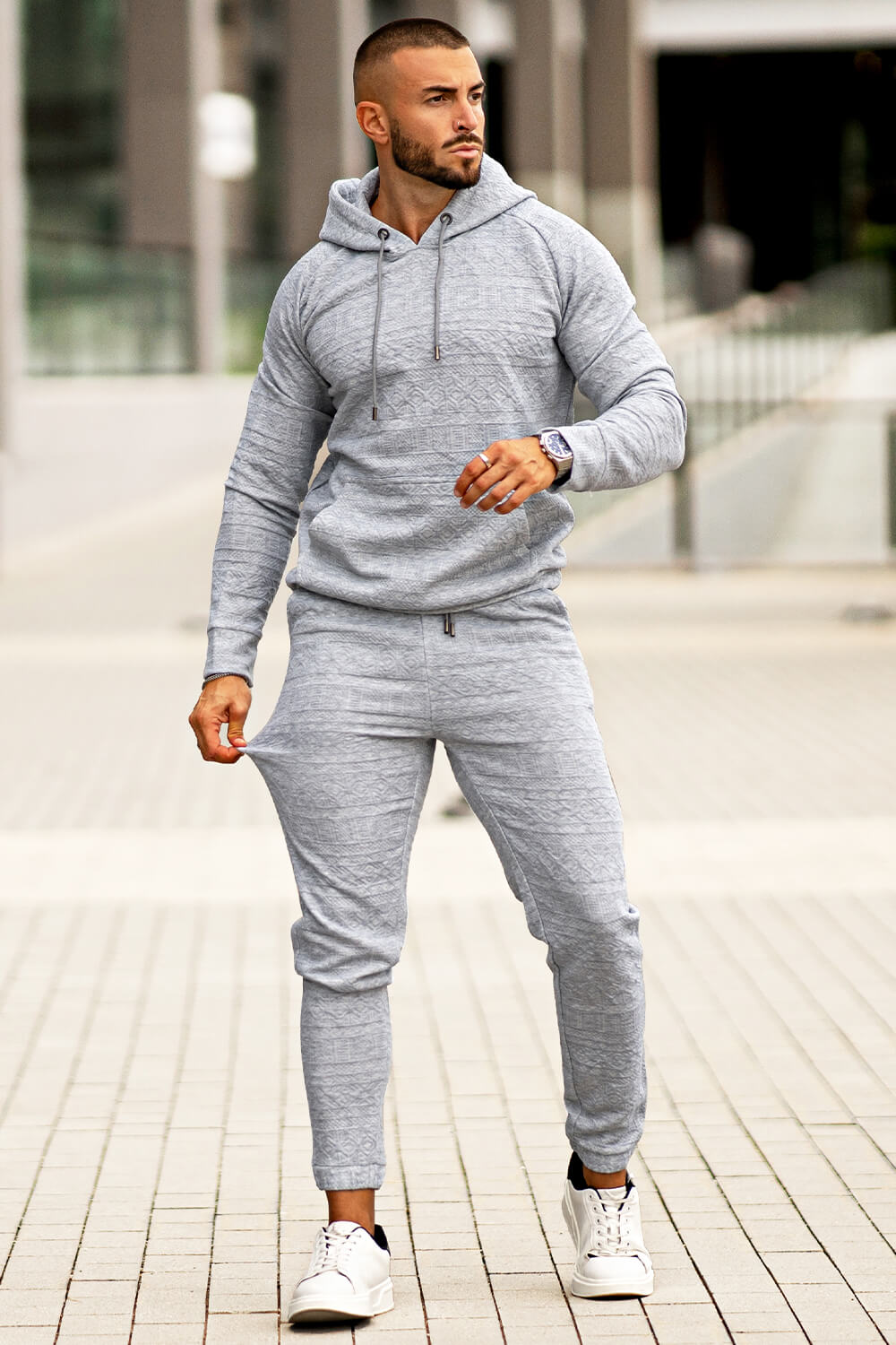 Hoodie Set - Grey