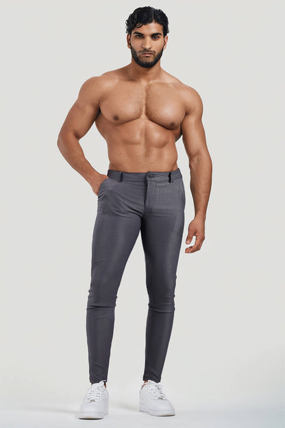 Mens Casual Grey Trouser