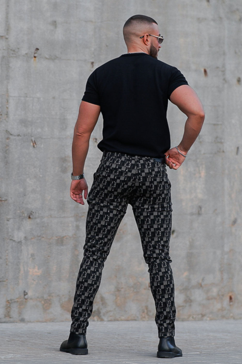 Printed Chinos