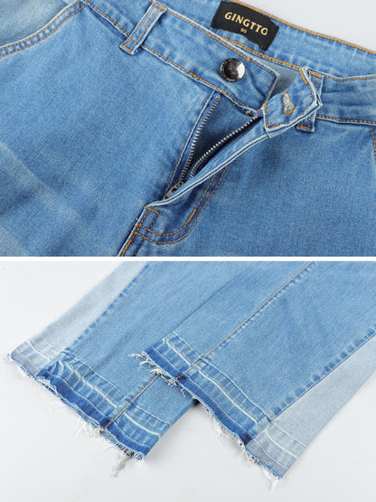 Men's Flared Jean - Light Blue