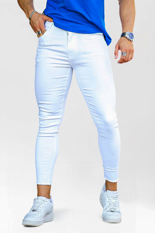 Men‘s Stretch Skinny Jean - White