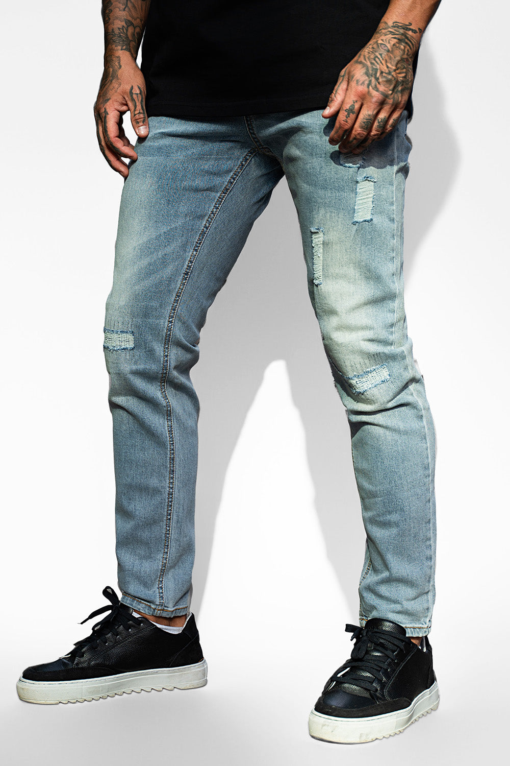 Men's Slim Fit Blue Stretch Jean