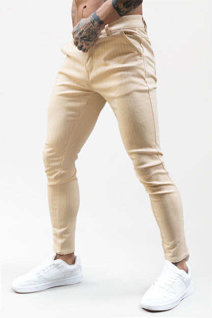 Men's Khaki Skinny Pants