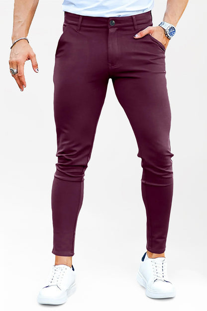 Mens Casual Pant - Wine