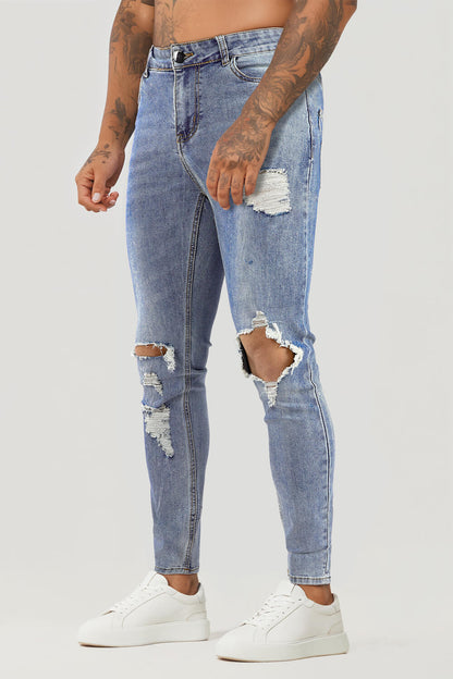 Men's Ripped Slim Fit Jean