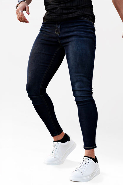 GT5 Relaxed Skinny Jeans - Schwarz und Blau