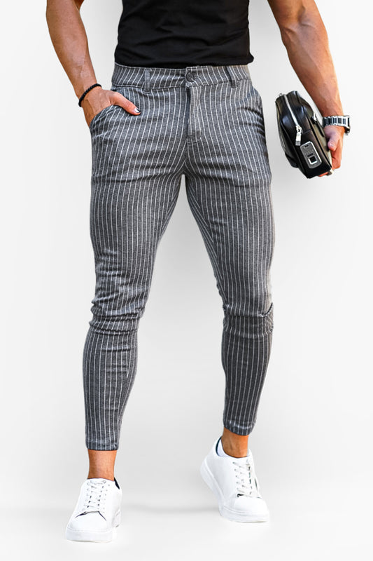 GINGTTO Calça Chinos Masculina Casual Fit Slim Fit