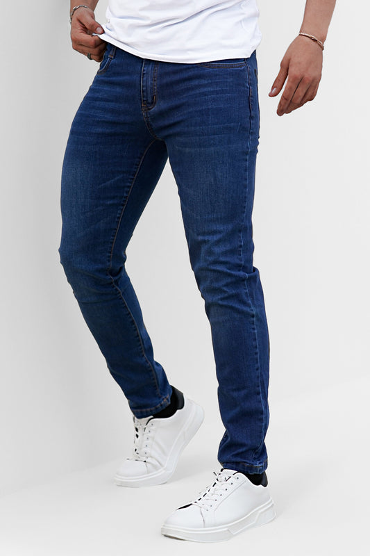 Navy Blue Slim Fit Jean