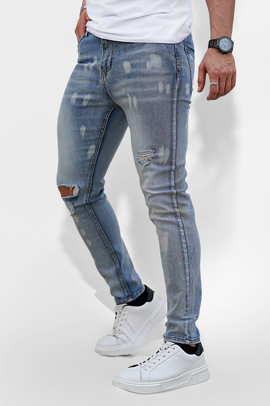 Men\'s Slim Fit Jeans – GINGTTO For Sale