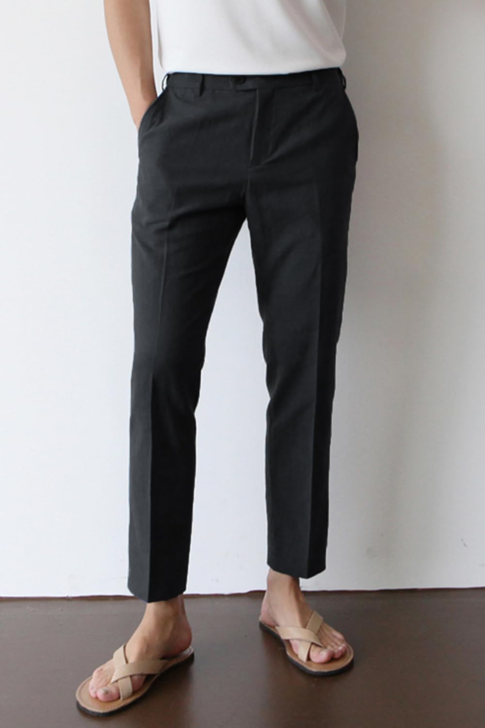 Men's Linen Lightweight Pant - Black