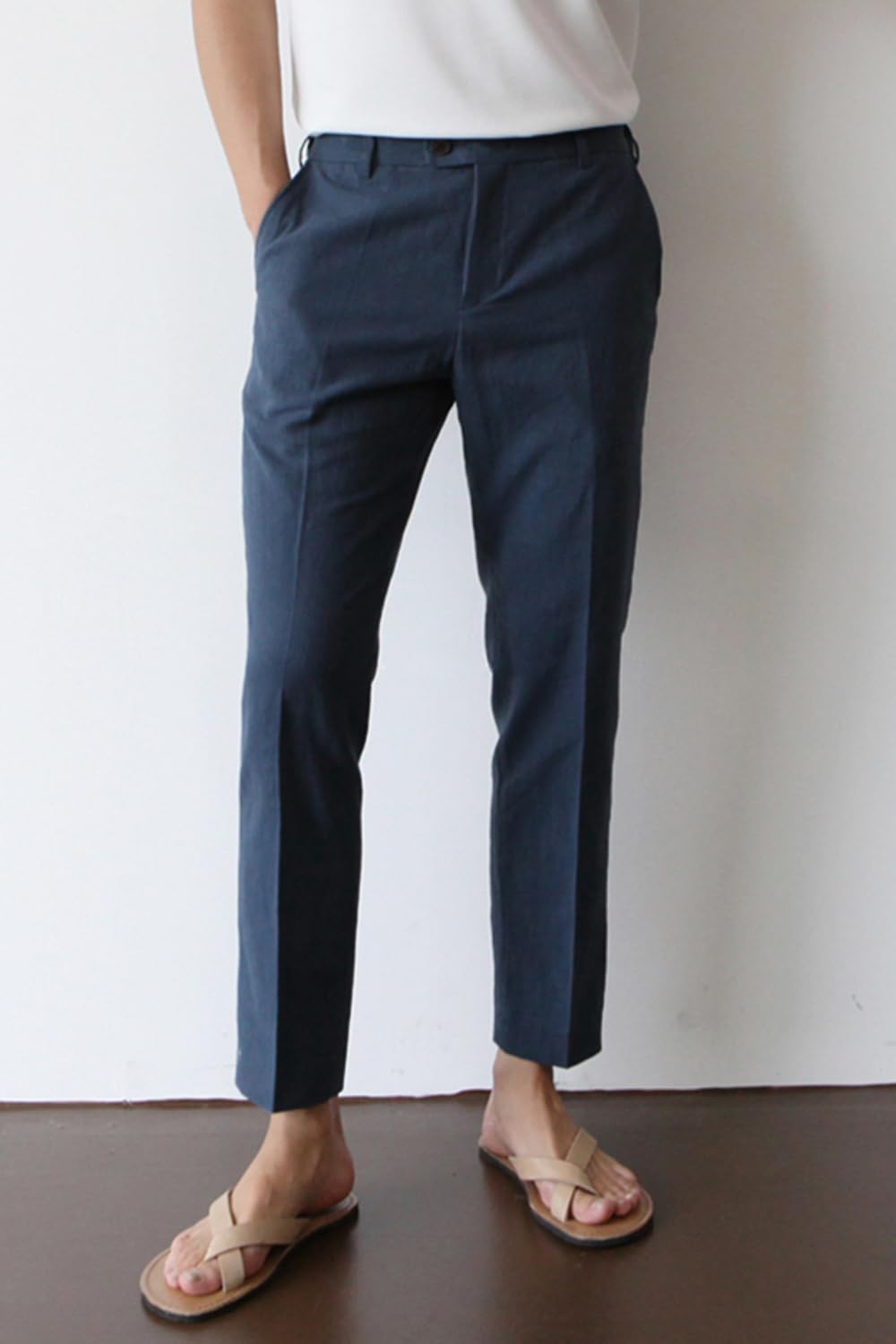 Men's Linen Lightweight Pant - Dark Blue