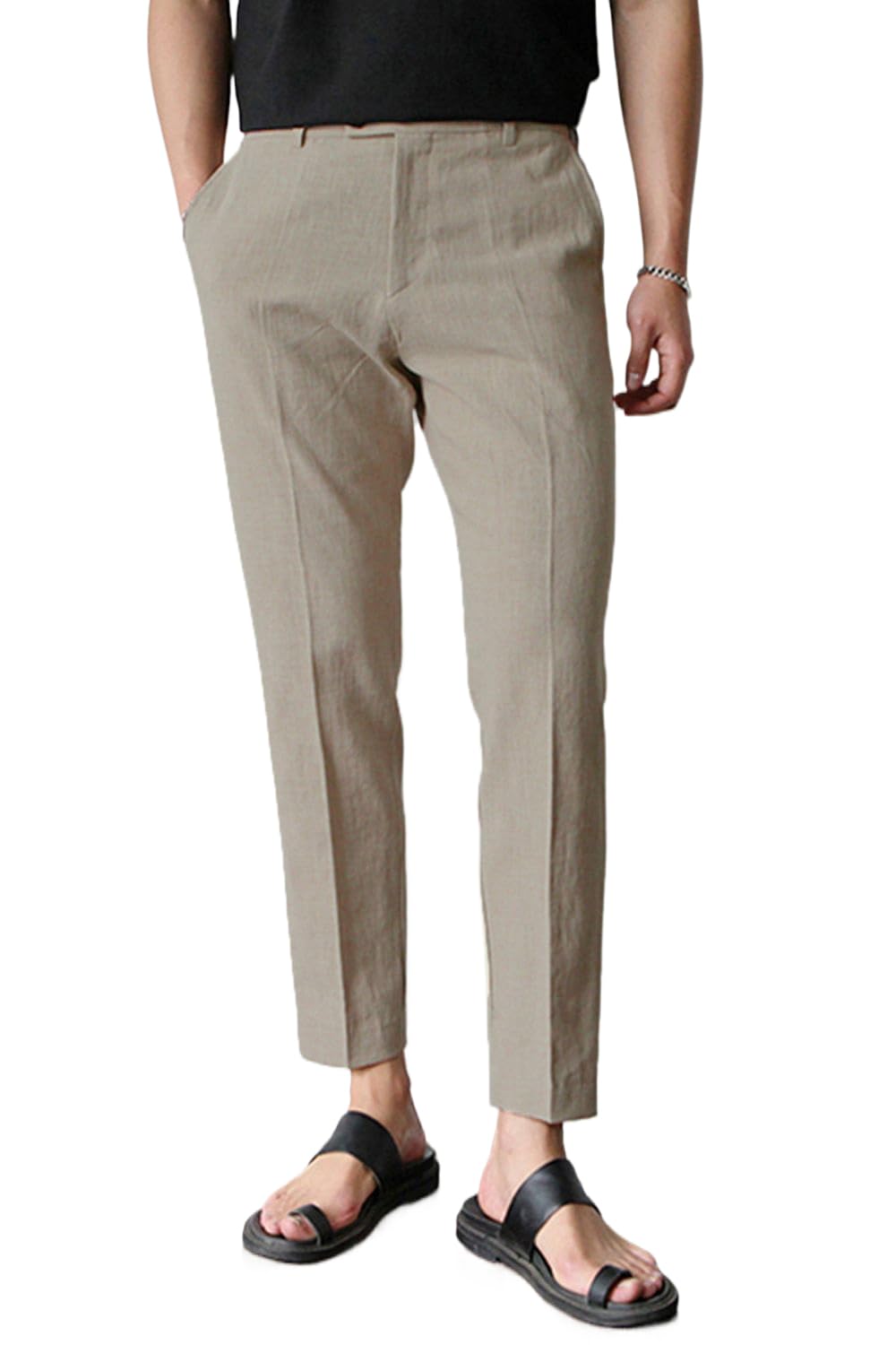 Men's Linen Lightweight Pant - Light Brown