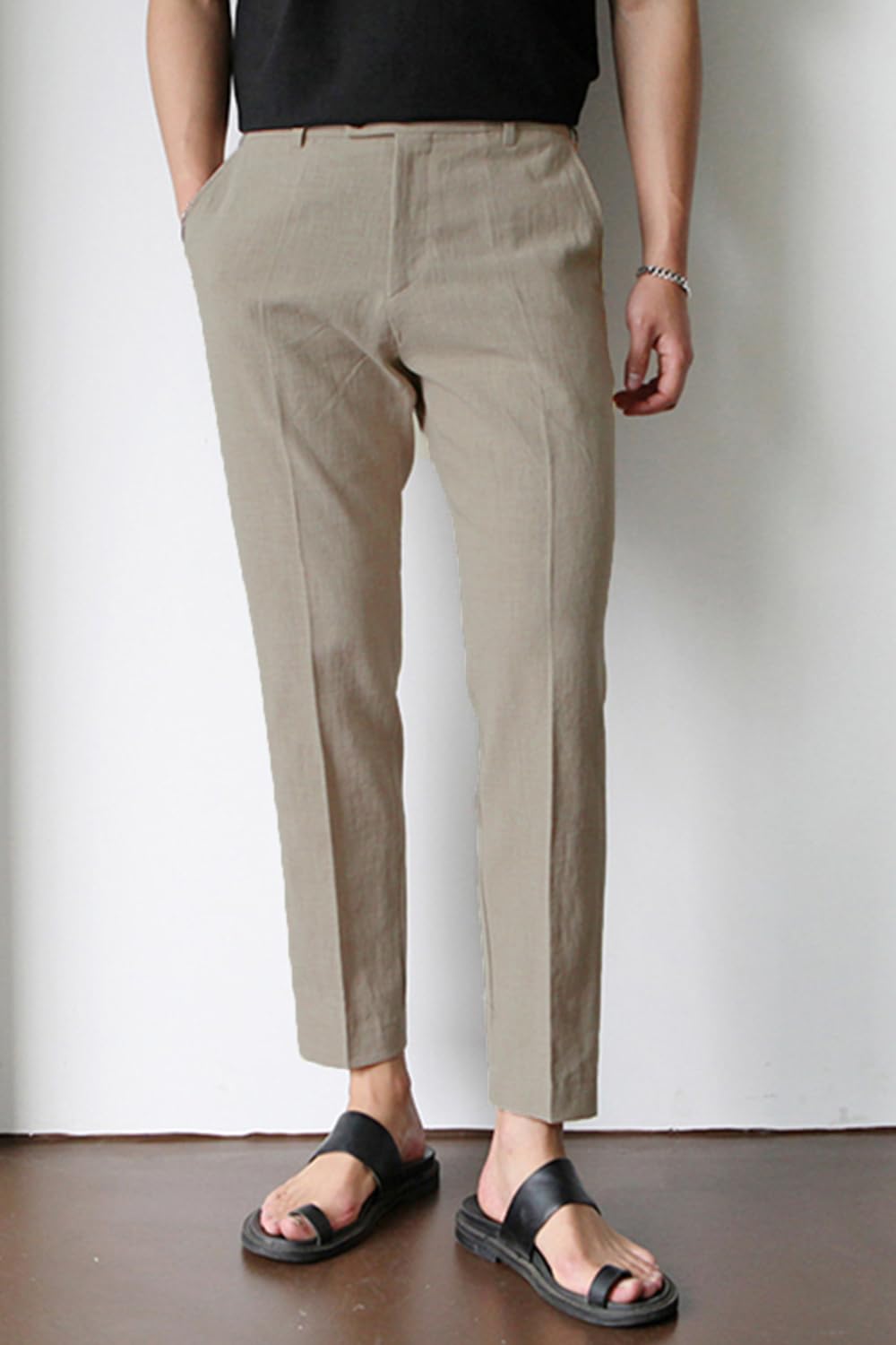 Men's Linen Lightweight Pant - Light Brown