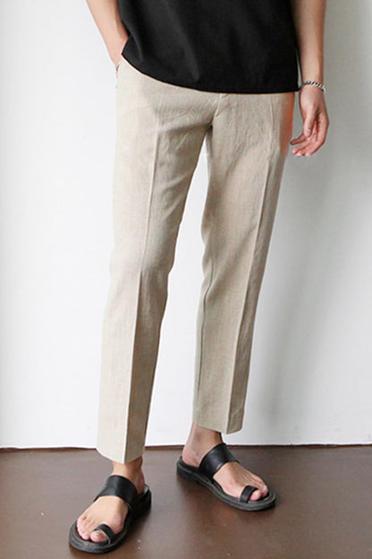 Men's Linen Lightweight Pant - Light Khaki