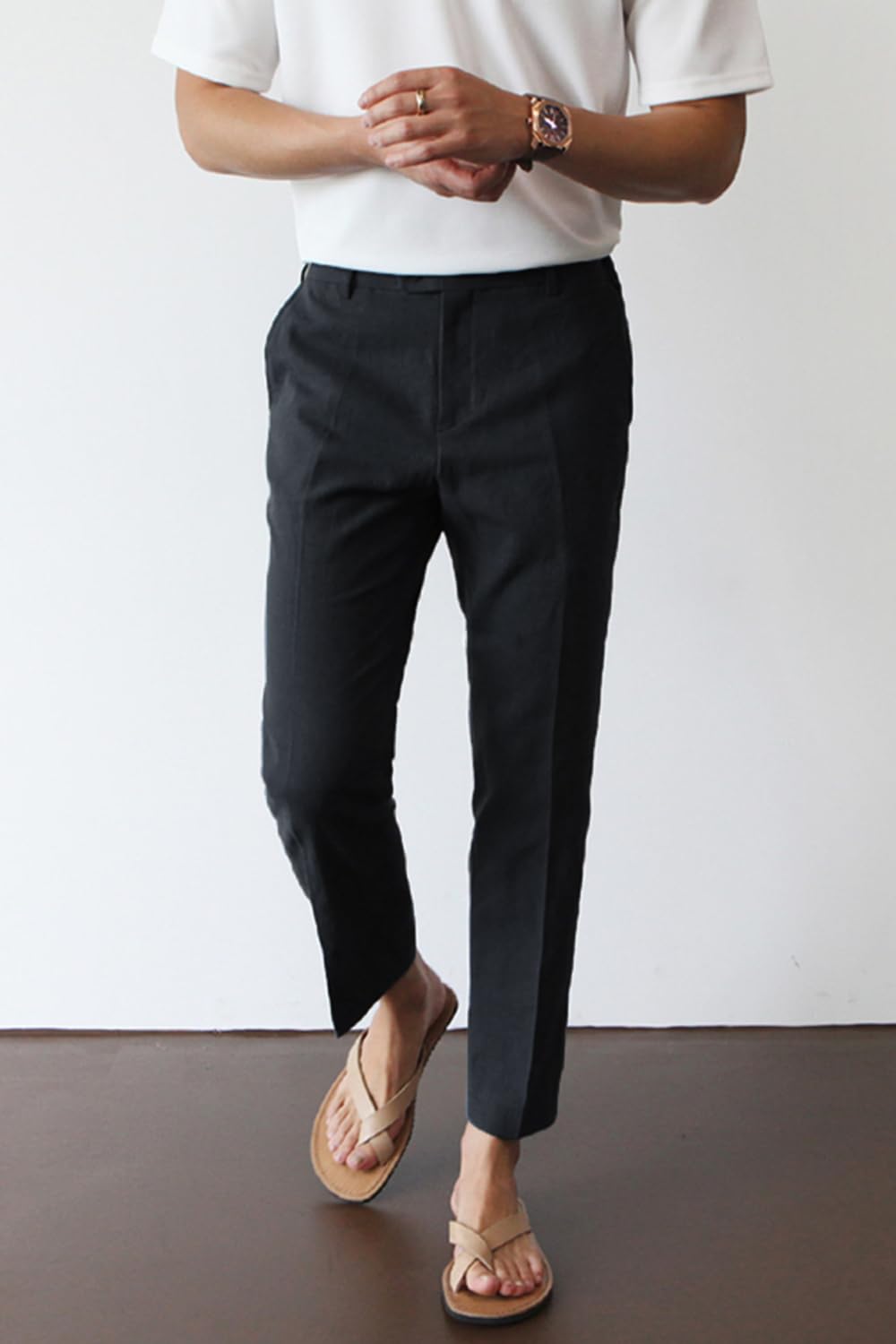 Men's Linen Lightweight Pant - Black