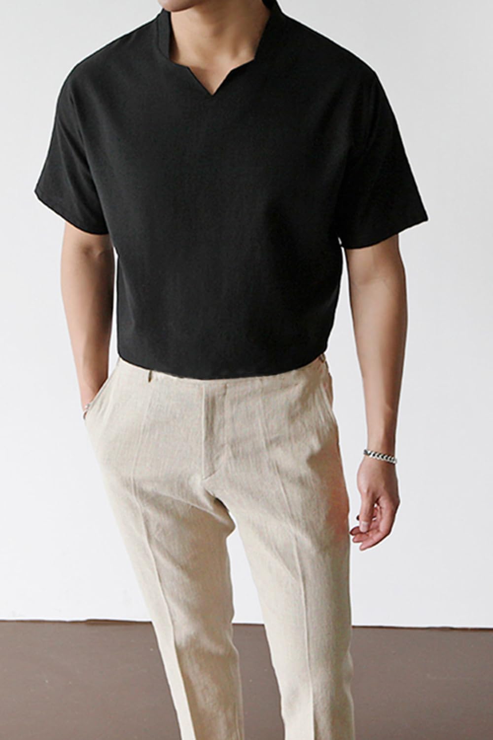 Men's Linen Lightweight Pant - Light Khaki