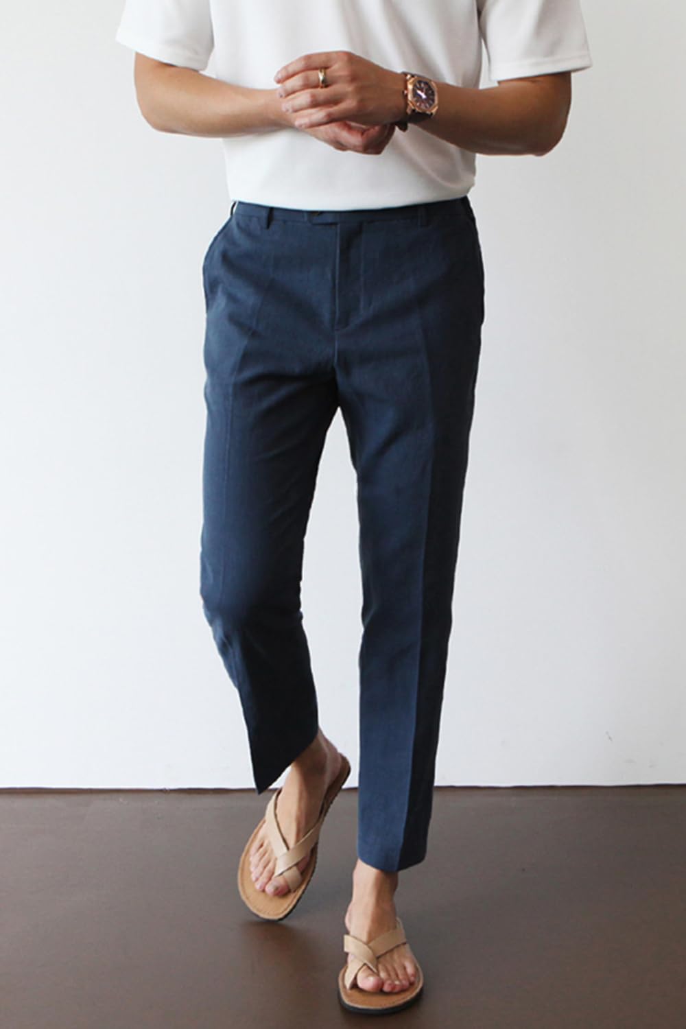 Men's Linen Lightweight Pant - Dark Blue