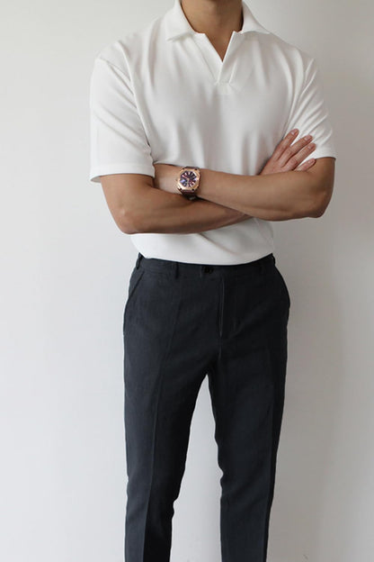 Men's Linen Lightweight Pant - Black