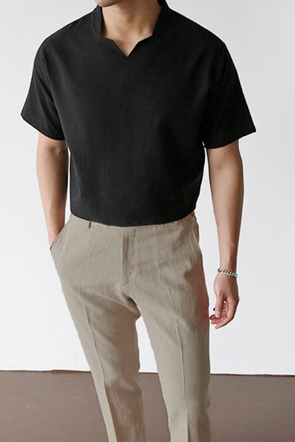 Men's Linen Lightweight Pant - Light Brown