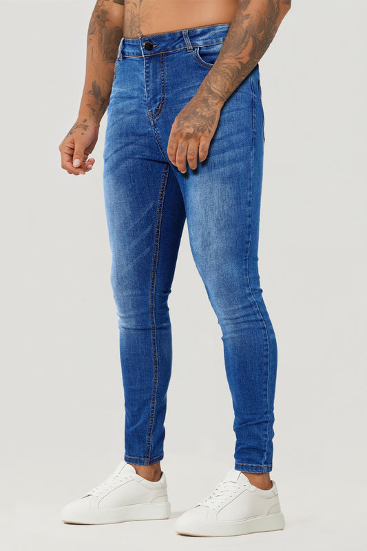 Men's Super Skinny Blue Jean