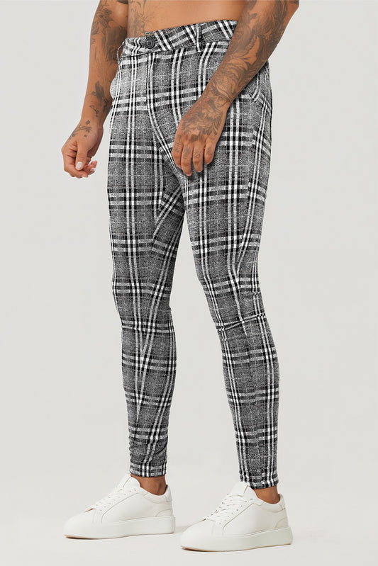 Men's Casual Pant - Gray Lattice