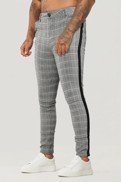 Men's Light Grey Skinny Pant