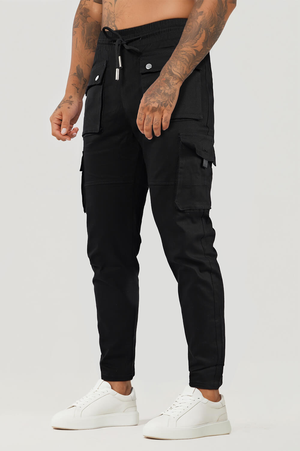 Men's Black Cargo Pant