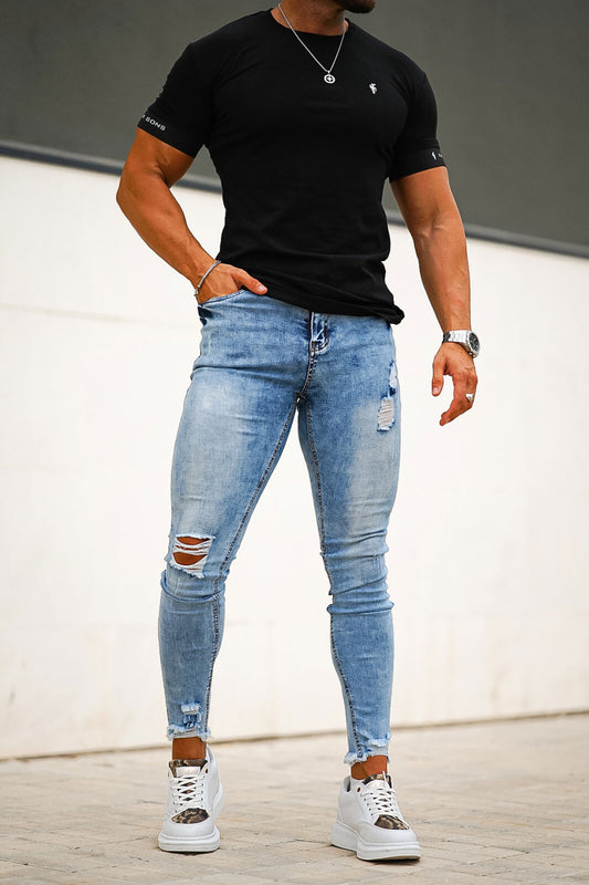 Men's Ripped Skinny Jeans