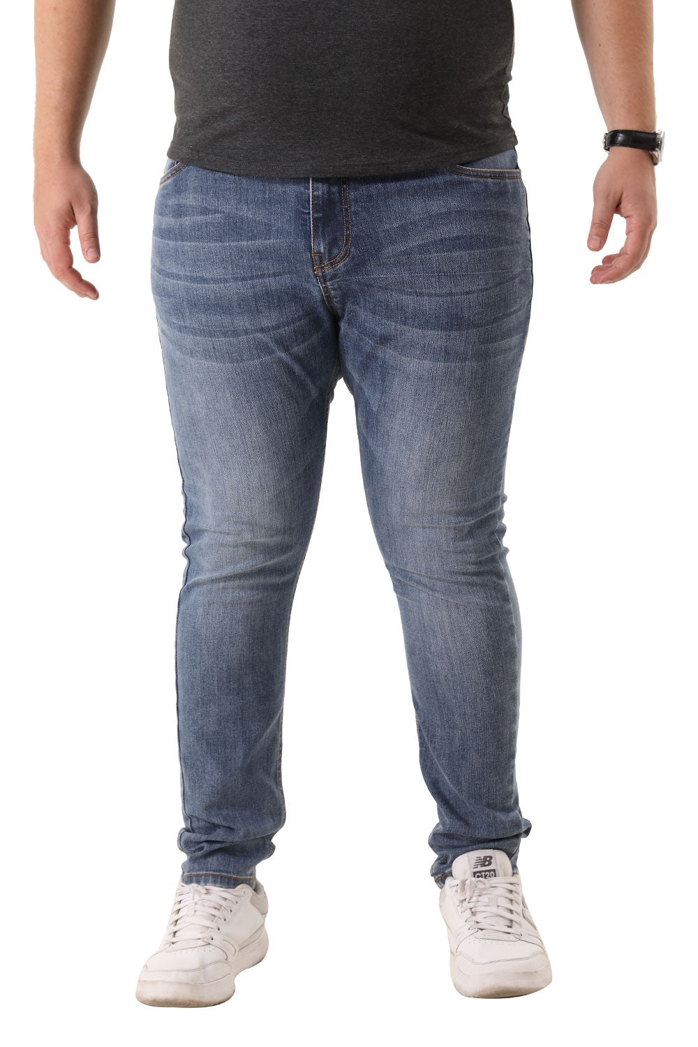 Men's blue stretch jeans(B&T)