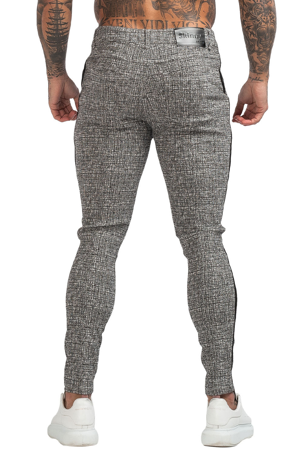 men's gray chinos