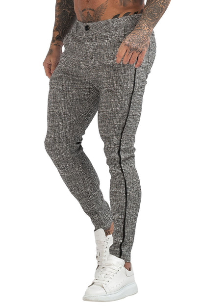 men's gray chinos