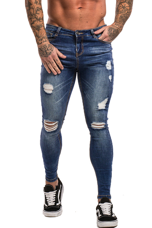 2022 Esclusivi Jeans Bleach Personalizzati Jeans Skinny